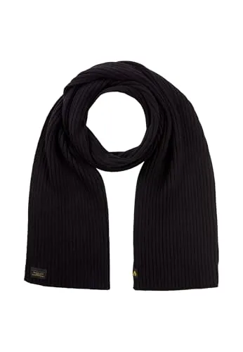 camel active Herren Schal aus Baumwoll-Mix Schwarz in schwarz von camel active