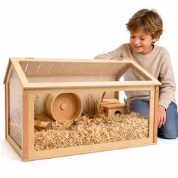 noviclass Kleintierkäfig Hamstervilla Theodore 105x55x50cm von noviclass-shop