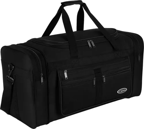 EAAKIE Sporttasche - Vielseitige Reisetasche für Sport und Sauna - Sporttasche aus robustem Polyester mit 100L Volumen, 3 Vordertaschen und verstellbarem Schulterriemen, ideal für Fitness und Reisen.