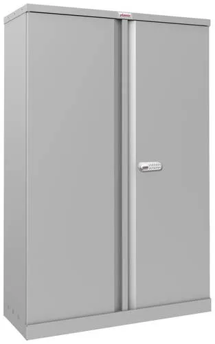 Phoenix Safe SCL1491GGE Stahlschrank - Büroschrank mit elektronischem Schloss, bietet Platz für bis zu 44 A4-Ordner und maximale Regaltragfähigkeit von 60 kg - ideal für sichere Dokumentenaufbewahrung im Büro.