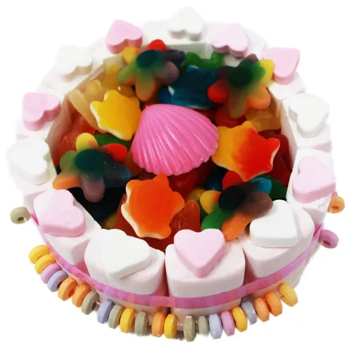 Fruchtgummi Geburtstagstorte Happy Birthday Geschenkidee Mädchen 550g