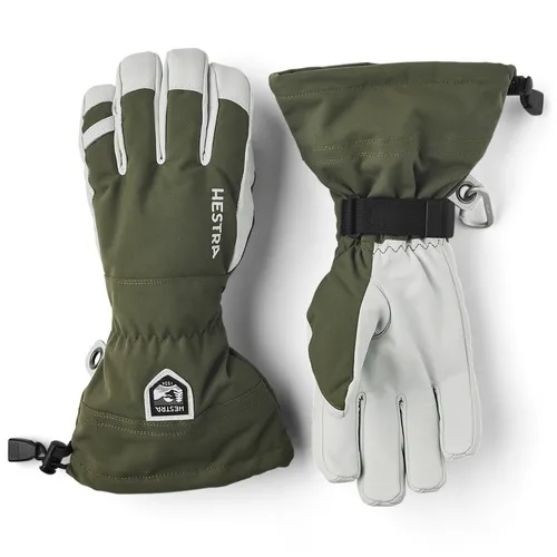 Hestra Army Leather Heli Ski 5 Finger Handschuhe Gr 9 von Hestra
