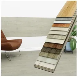 Hexim Vinylboden, Vinyldielen 0,97m2 selbstklebend PVC Wandverkleidung Bodenbelag Holzoptik 91x15cm Paneele für Wand & Boden Holzdielen beige (7 Dielen Ashwood Beige - 1801-2) beige