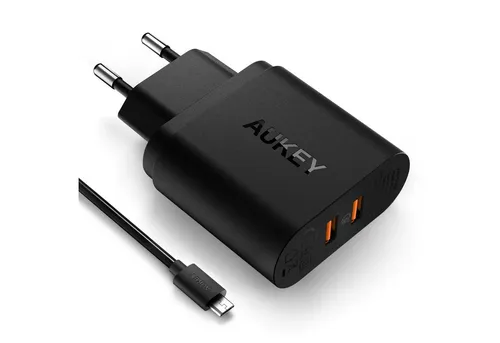 AUKEY Ladestation (36 W, Quick Charge 3.0) Ladegerät)