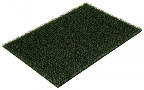 Kerbl Kratz- und Reinigungsmatte 55x90 cm - grün, optimale Fellpflege für Pferde und Rinder, schont die Haut und verhindert Wunden