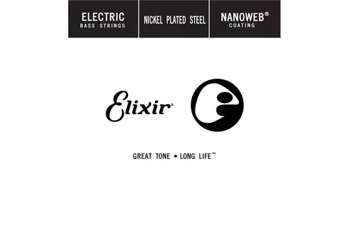 Elixir Saiten, 15340 Einzelsaite Bass 040 - Einzelne Basssaite