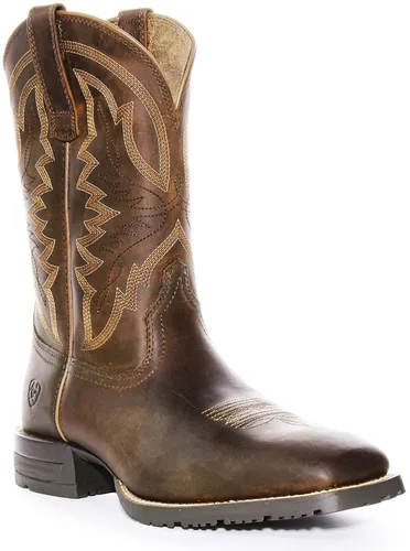 Produktbild ARIAT Hybrid Ranchwork X50 Weite Passform Western Herren Stiefel IN Brown Blau