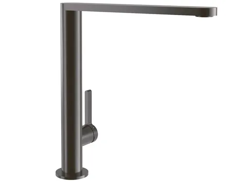 Villeroy & Boch Finera Anthracite Hochdruckarmatur - Elegante Armatur mit 360° Schwenkbereich und 10 l/min Durchfluss, perfekt für moderne Küchen.