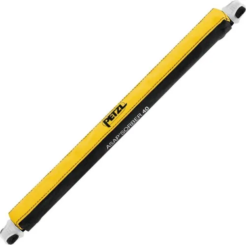Petzl Lanyard asap'sorber 40cm - Kletterzubehör mit integriertem Bandfalldämpfer, ideal für Anwender zwischen 50 und 130 kg, bietet zusätzlichen Schutz und Sicherheit beim Klettern.