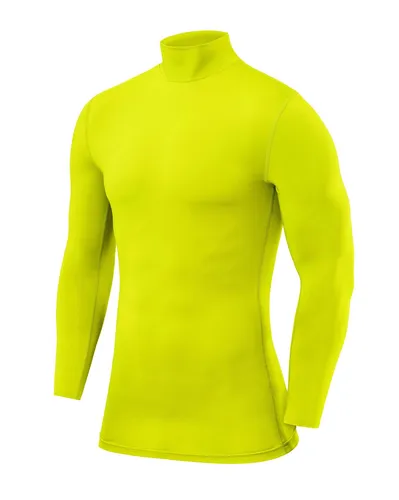 Kompressionsshirt Herren - Compression Shirt Funktionssshirt Langarm - Laufshirt
