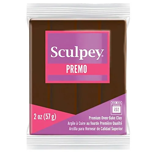 Sculpey Modelliermasse Premo 57g umbra gebrannt