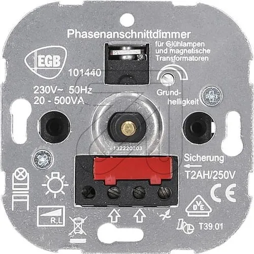 Universal-Dimmereinsatz Phasenanschnittdimmer 20-450VA