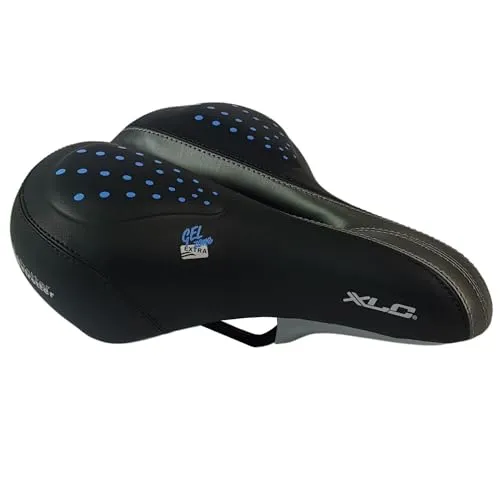 Fahrradsattel Herrensattel Herren Sattel Gelsattel - Red Loon Globetrotter Herren - Citybike Gel Fahrradsitz stoßdämpfend - 245x225mm - mit wasserdichter Abdeckung - komfortabel weich bequem