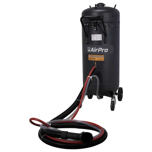 Mobiles Sandstrahlgerät 80 Liter - Sandstrahler für staubfreies Sandstrahlen, ideal für industrielle Reinigungsarbeiten mit 80L Inhalt und 350 L/min Luftverbrauch.
