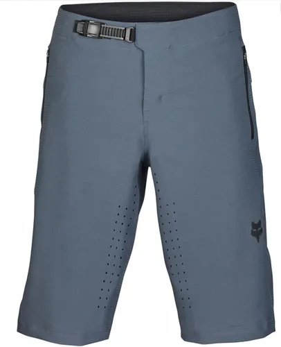 Fox Defend Fahrrad Short Hose Graphit 38 - Mountainbike-Shorts aus recyceltem 4-Wege-Stretchmaterial für maximale Bewegungsfreiheit und Komfort. Ideal für anspruchsvolle Trails mit praktischen Taschenlösungen.