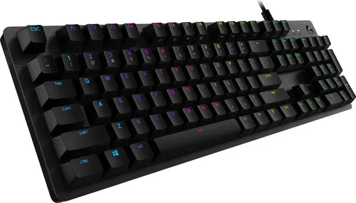 Logitech G512 - Mechanische Gaming-Tastatur mit GX-Brown Switches, LIGHTSYNC RGB-Beleuchtung und Aluminium-Gehäuse, ideal für Gamer mit taktilem Feedback