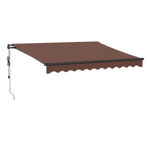 vidaXL Automatische Markise Braun 300x250 cm in braun von vidaXL