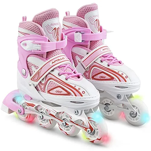 Apollo Inlineskates für Kinder mit leuchtenden LED Wheels