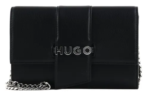 HUGO Clutch Mel 2.0 - Elegante Abendtasche für Damen - Hochwertige Handtasche aus Lederimitat mit stilvoller Zierkette, ideal für besondere Anlässe. Perfekte Größe für Essentials, kombiniert Funktionalität mit modischem Design.