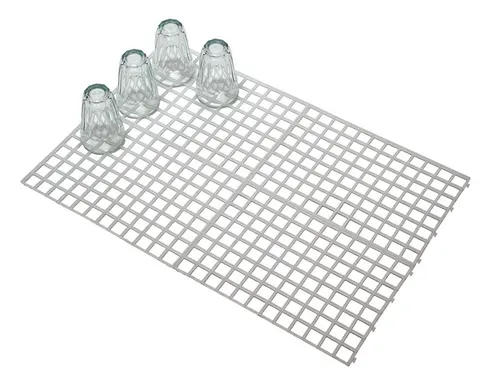 Gläserabtropfmatte 4 Stk 30 x 20 cm variabel steckb. Barmatte Gläserabstellmatte