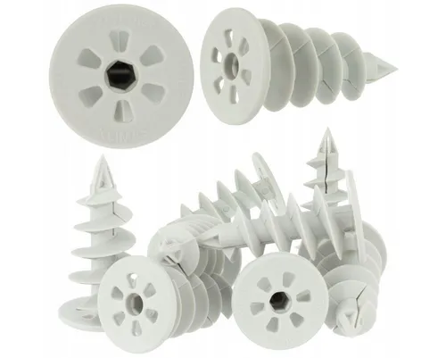 10x Spiraldübel Schneckendübel Dämmstoffdübel 50mm Styropordübel Hartschaumdübel