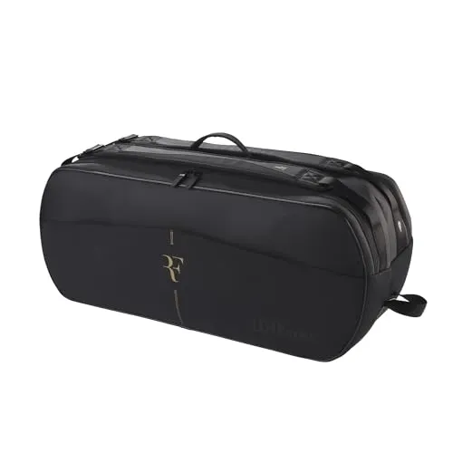 Wilson Laver Cup 2025 Rf Tournament Bag 9Pk Schlägertasche Schwarz -