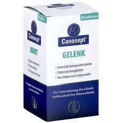 Canosept Gelenk Tabletten für Hunde - Arzneimittel zur Unterstützung der Gelenkgesundheit bei Hunden, fördert die Beweglichkeit und Lebensqualität Ihres Vierbeiners.