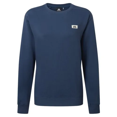 Mountain Equipment Damen Stonescape Pullover Größe M blau - Bequemer, warmer Pullover mit Flachnähten, ideal für aktive Outdoor-Abenteuer und Freizeit.