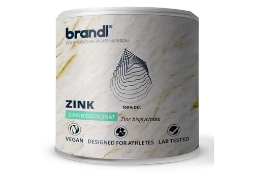 Brandl Nutrition brandl® - Zink aus Zink Bisglycinat, 25mg Premium Qualität Kapseln