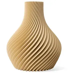 natumo Tischvase Bulba Beige 24 cm in beige von NATUMO