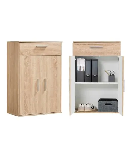 mokebo Mehrzweckschrank Der Praktische 90cm in Braun