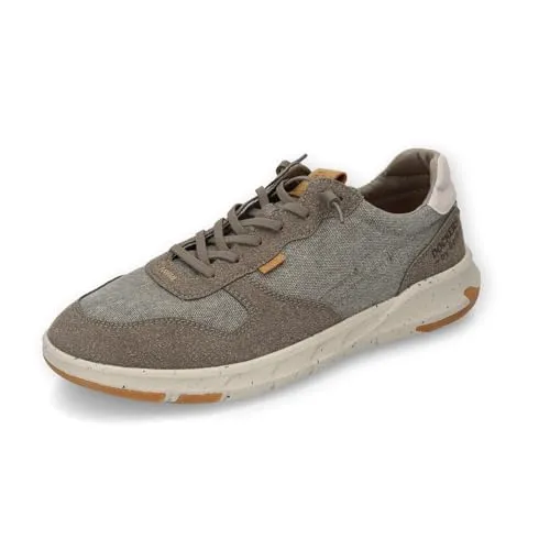 Dockers by Gerli Herren Slip On Sneaker in Khaki - Sneaker aus Textil mit patentierter Soft Insock Sohle für hohen Tragekomfort, ideal für lässige Streetwear-Looks und den Alltag.
