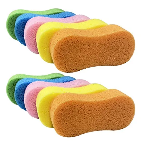 EKdirect 10 Stück Autoschwamm Waschschwamm Putzschwamm 215 x 110 x 45 mm