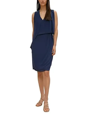 comma Kleid kurz - Regulär Fit & Flare - Freizeitkleid für Damen, aus hochwertigem Synthetikmaterial, ideal für lässige Anlässe und bequem zu tragen.