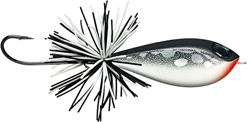 Rapala - Angelköder BX Skitter Frog - Angelzubehör Balsa-Kern und Copolymer-Außenschale - Schwimmend - Lauftiefe: Oberfläche - Größe: 5,5cm / 13g - Hergestellt in Estland - Matte Chrome