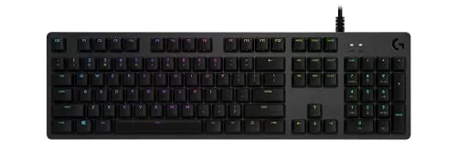 Logitech G512 - Mechanische Gaming-Tastatur mit GX-Brown Switches, LIGHTSYNC RGB-Beleuchtung und Aluminium-Gehäuse für ultimatives Gaming-Erlebnis
