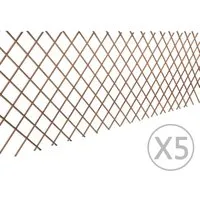 Weidenzaun Weidenmatte Sichtschutz – Ideal für Garten & Terrasse - Sichtschutzmatte aus natürlicher Weide, Größe: 180 x 60 cm, ideal für Windschutz und Privatsphäre im Garten.