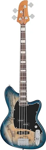 Ibanez TMB400TA-CBS Cosmic Blue Starburst Bass - TMB-Serie, hochwertiger Tamo-Korpus und Palisander-Griffbrett, ideal für vielseitige Klangstile mit dynamischen P/J-Tonabnehmern.