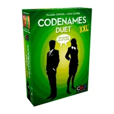 Czech Games Edition Codenames Duet XXL - Gesellschaftsspiel für Erwachsene - Gesellschaftsspiel Codenames Duet XXL, ideal für spannende Spielabende zu zweit, mit großem Spielmaterial und einzigartigem Kooperationscharakter.