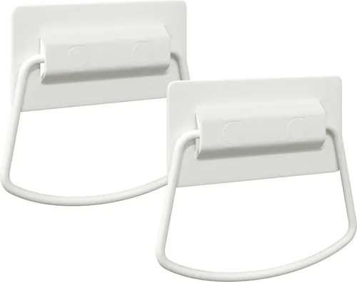 vidaXL Schrankgriffe 2 pcs Weiß 85 x 45 mm Metall