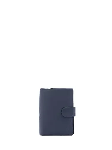 Sergio Valentini Damen-Geldbörse aus Kunstleder, veganes Produkt, 13 x 9,5 x 4 cm, IN-2006-PARENT, blau