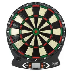 COFI 1453 Dartscheibe 180 Machine, (Elektronisches Dartboard mit Zubehör, Elektronisches Dartboard mit 6 Softtip-Darts & Netzteil), 18 Games mit 159 Spielvarianten & LED-Anzeige für präzise Ergebnisse