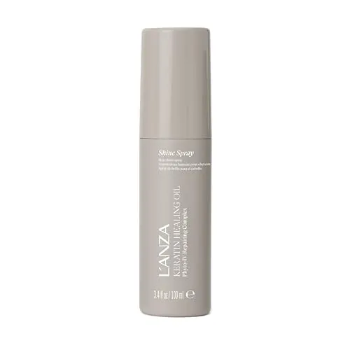 L'ANZA Keratin-Öl-Spray - Hitzeschutz-Spray für das Haar - bändigt Frizz, verhindert fliegende Haare, für ein glänzendes Finish und ein seidiges Gefühl (100 ml)