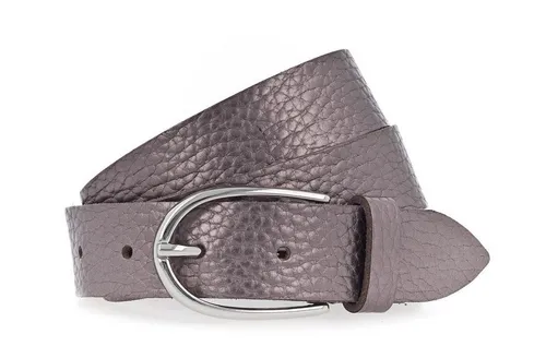 Vanzetti Ledergürtel Glitter Radiance grau W95 von Vanzetti