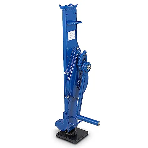 BITUXX® Stahlwinde 3,0 t - Zahnstangenheber mit Ausklappbarer Kurbel - Handwinden bis 3,0 Tonnen Belastung, ideal für vielseitige Hebeprojekte mit flexibler Montagehöhe von 730 mm bis 1100 mm.