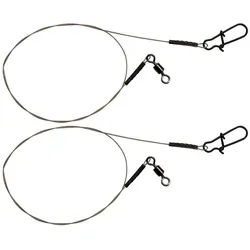 Fishing Tackle Max Vorfachschnur FTM Seika Pro Stahlvorfach 50cm - 2 Stahlvorfächer, 18 m Länge, (1-St) 18 m