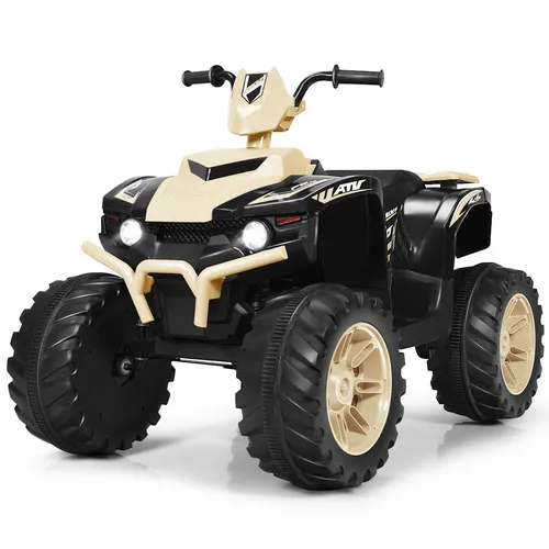 COSTWAY 12V Elektro Kinderquad mit Musik und Scheinwerfer