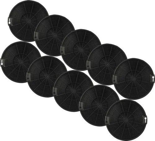vhbw 10x Aktivkohlefilter Ersatz für EFF75, 4055093712 für Dunstabzugshaube - 15 cm