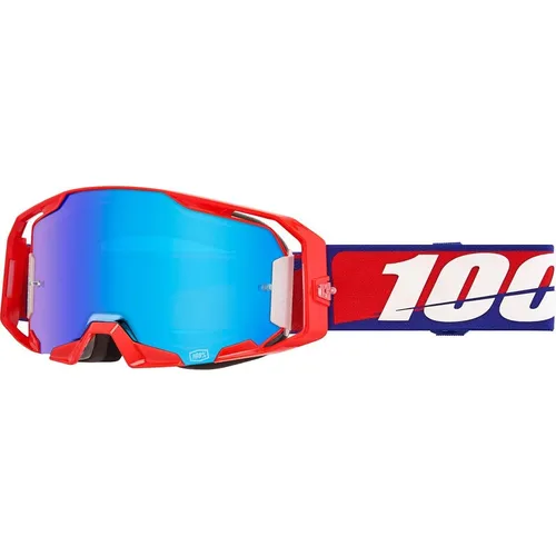 100% Armatic Goggles Best / Mirror Blue Lens CYCLING AC NEU