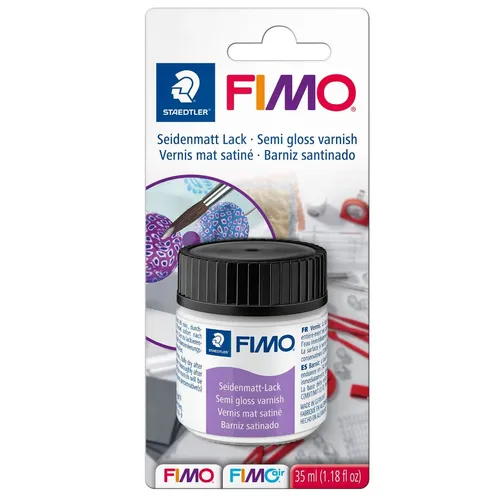  Fimo Seidenmattlack 35ml Glas transparent klar, auf Wasserbasis 127,14€/L
